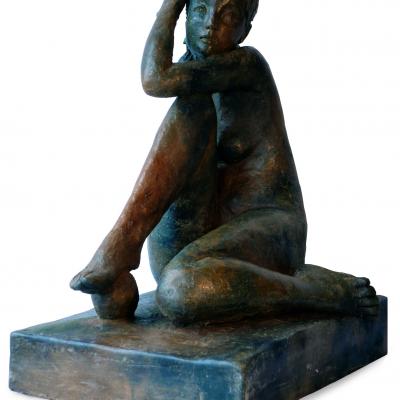 Sculpture Eliette 35 Rose