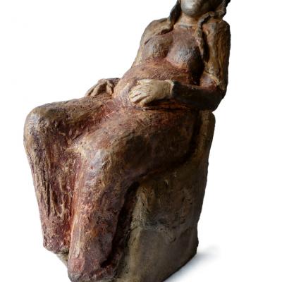 Sculpture Eliette 137 Attente Sereine
